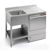 Empire Single Bowl Dishwasher Sink – 1200mm, Right Hand Drainer, Undercounter Space for Dishwasher | EMP-SSSBDWRD-1200 Dishwasher Sinks Empire