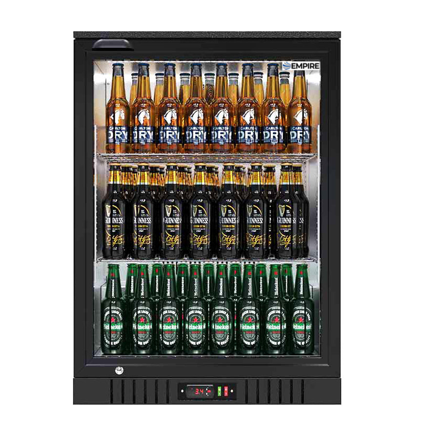 Empire Single Door Back Bar Bottle Cooler 138 Litre CL130H Empire