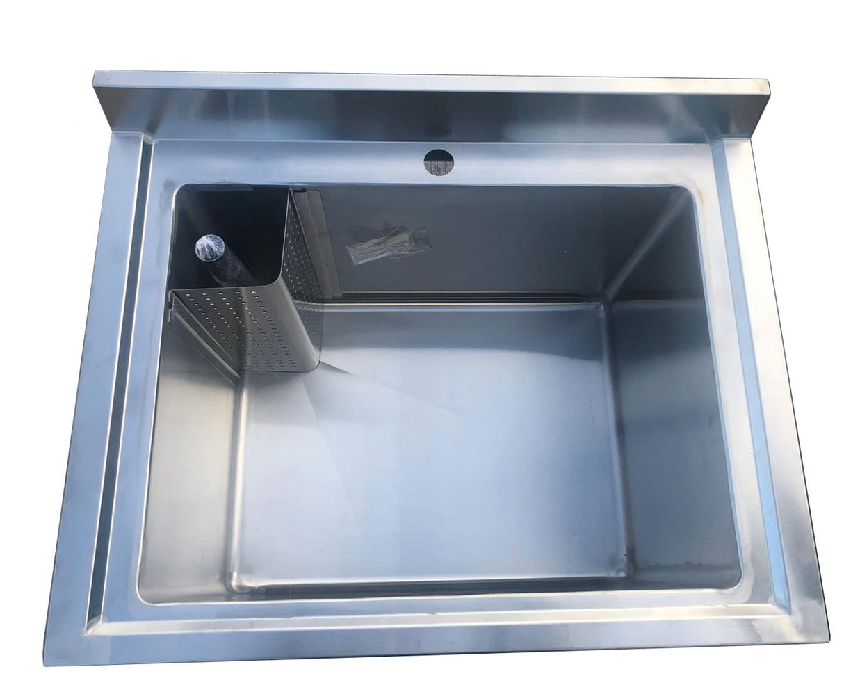 Empire Stainless Steel Midi Pot Wash Sink with Undershelf - PW-750-CB-1 Pot Wash Sinks Empire   