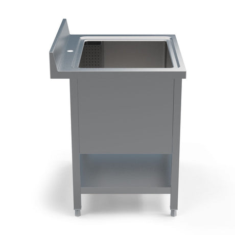 Empire Single Pot Wash Sink – Stainless Steel Catering Sink with Undershelf | PW-800-CB-1 Pot Wash Sinks Empire