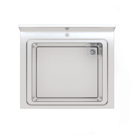 Empire Single Pot Wash Sink – Stainless Steel Catering Sink with Undershelf | PW-800-CB-1 Pot Wash Sinks Empire
