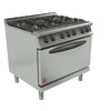 Falcon Dominator Plus 6 Burner Range G3101D Propane Gas with Feet Falcon Falcon   