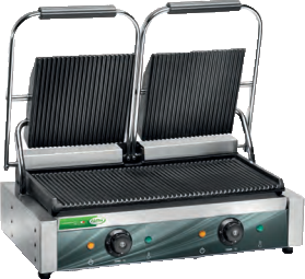 Fama FPCG 50R Double Medium Duty 475 x 230mm Base Contact Grill Contact Grills & Panini Makers Fama Industrie   