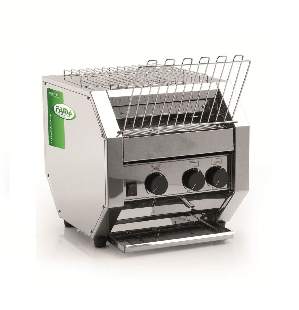 Fama MRT 700 Conveyor Toaster Front Chute Conveyor Toasters Fama Industrie