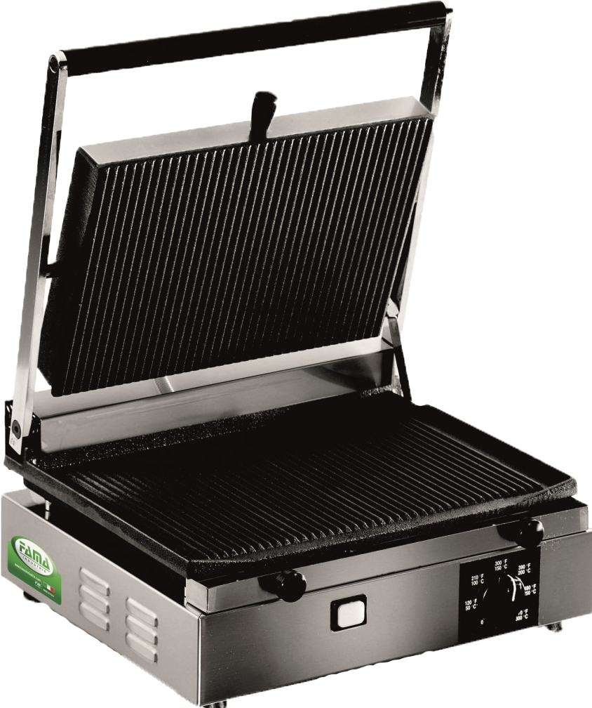 Fama PCORTS Single Heavy Duty 355 x 255mm Contact Grill Contact Grills & Panini Makers Fama Industrie   