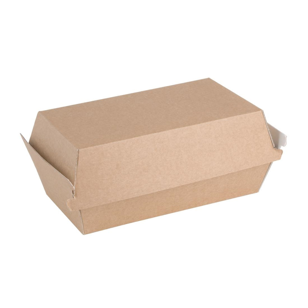Fiesta Green Compostable Kraft Food Boxes Small 172mm (Pack of 200) - FB666 Takeaway Food Containers Fiesta Green   