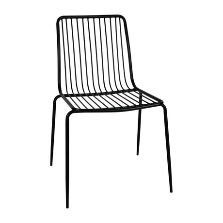 Bolero Steel Wire Dining Chairs (Pack of 4) - FB874 Chairs Bolero   