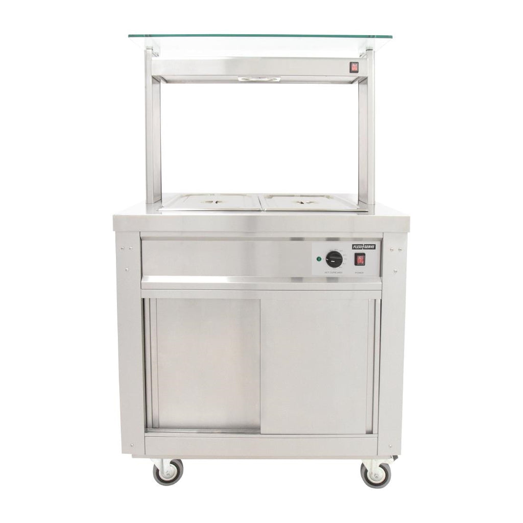 Parry Hot Cupboard with Heated Bain Marie 860mm FS-HB2PACK - FD224 Hot Cupboards Parry   