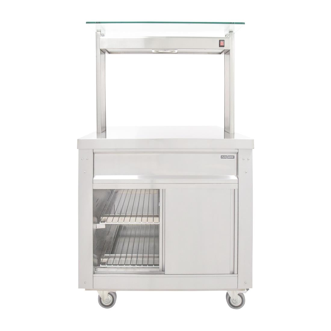 Parry Ambient Buffet Bar with Chilled Cupboard 860mm FS-A2PACK - FD230 Hot Cupboards Parry   