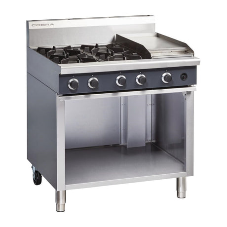 Cobra Natural Gas Range 4 Burner with Griddle C9CN - FE672-N Gas Griddles Cobra   