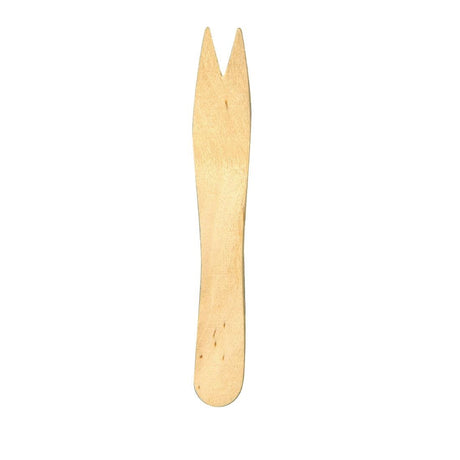 Fiesta Green Biodegradable Disposable Wooden Chip Forks (Pack of 1000) - CD901