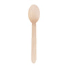 Fiesta Green Biodegradable Disposable Wooden Dessert Spoons (Pack of 100) - CD904 Disposable Cutlery Fiesta Green   