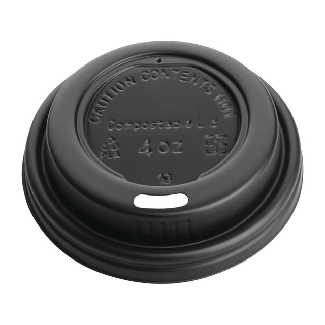 Fiesta Green Compostable Espresso Cup Lids 113ml / 4oz (Pack of 50) - DY982 Disposable Cups Fiesta Green   