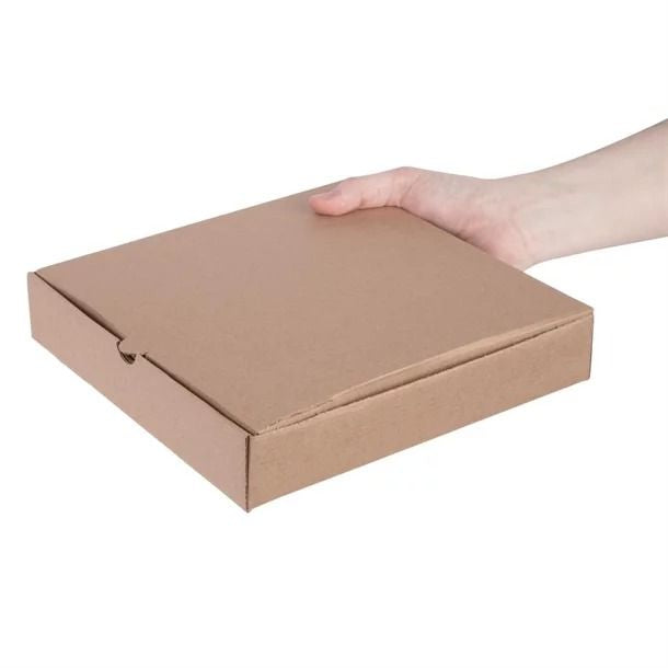 Fiesta Green Compostable Plain Pizza Boxes 12" (Pack of 100) - DC724 Takeaway Food Containers Fiesta Green   