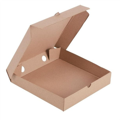 Fiesta Green Compostable Plain Pizza Boxes 9" (Pack of 100) - DC723