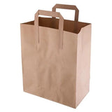 Fiesta Green Recycled Brown Paper Carrier Bags Small (Pack of 250) - CS351 Paper Bags Fiesta Green   