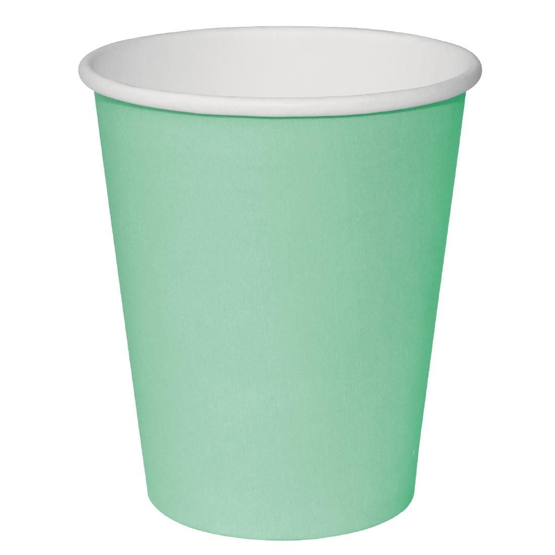 Fiesta Single Wall Takeaway Coffee Cups Turquoise 340ml / 12oz (Pack of 50) - GP401 Disposable Cups Fiesta   