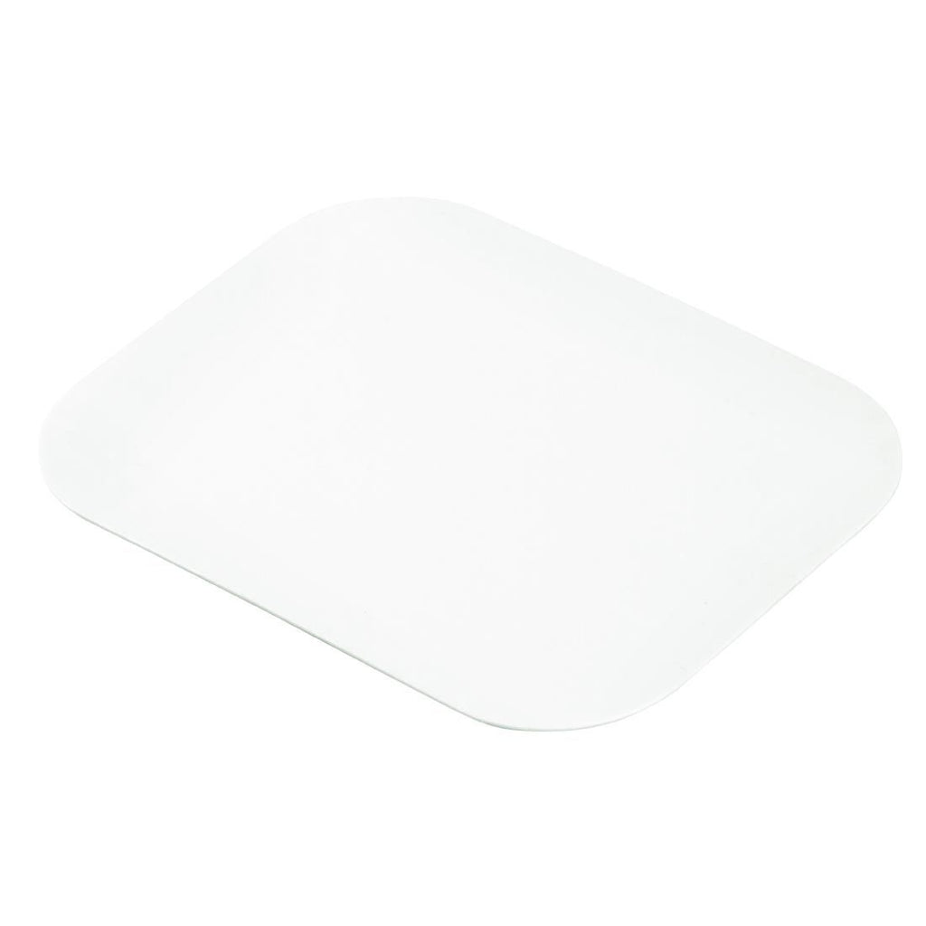FIesta Waxed Lid for Small Foil Containers (Pack of 1000) - CD948 Takeaway Food Containers Fiesta   