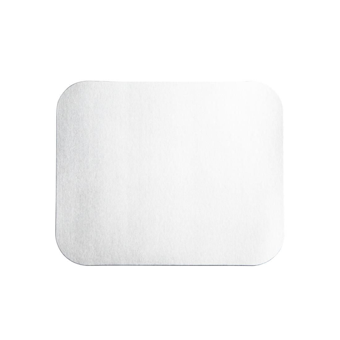Fiesta Waxed Lids for Medium Foil Containers (Pack of 500) - DA087 Takeaway Food Containers Fiesta   