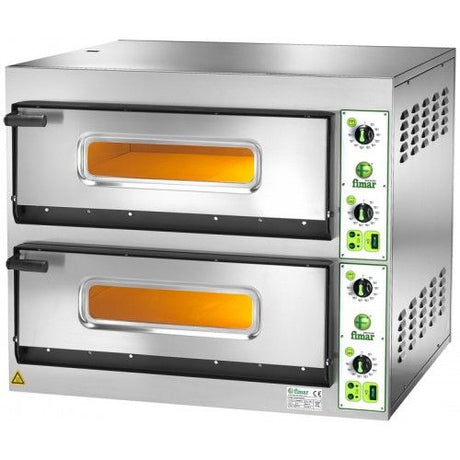 Fimar FES 6+6 Electric Oven - FES6+6 Twin Deck Pizza Ovens Fimar   