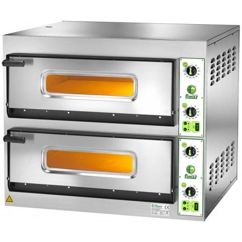 Fimar FES 6+6 Electric Oven - FES6+6 Twin Deck Pizza Ovens Fimar   