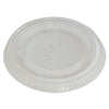 eGreen RPET Flat Lid with Straw Hole 93mm (Pack of 1000) - FN222 Disposable Glasses eGreen   