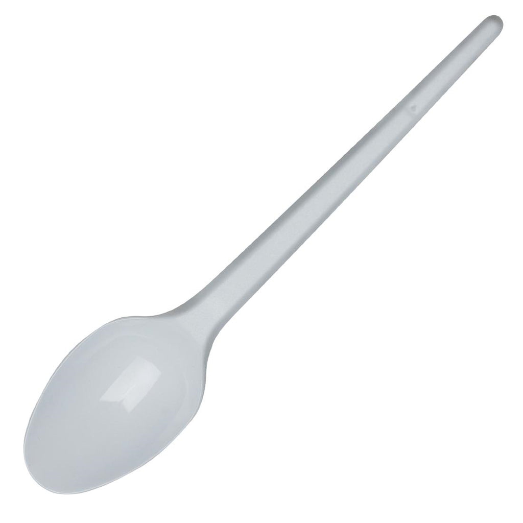 eGreen Individually Wrapped White Dessert Spoons (Pack of 500) - FP579