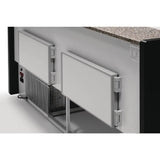 Zoin Tibet Refrigerated Serveover Counter Chiller Black 1500mm - FP922-150 Standard Serve Over Counters Zoin Hill   