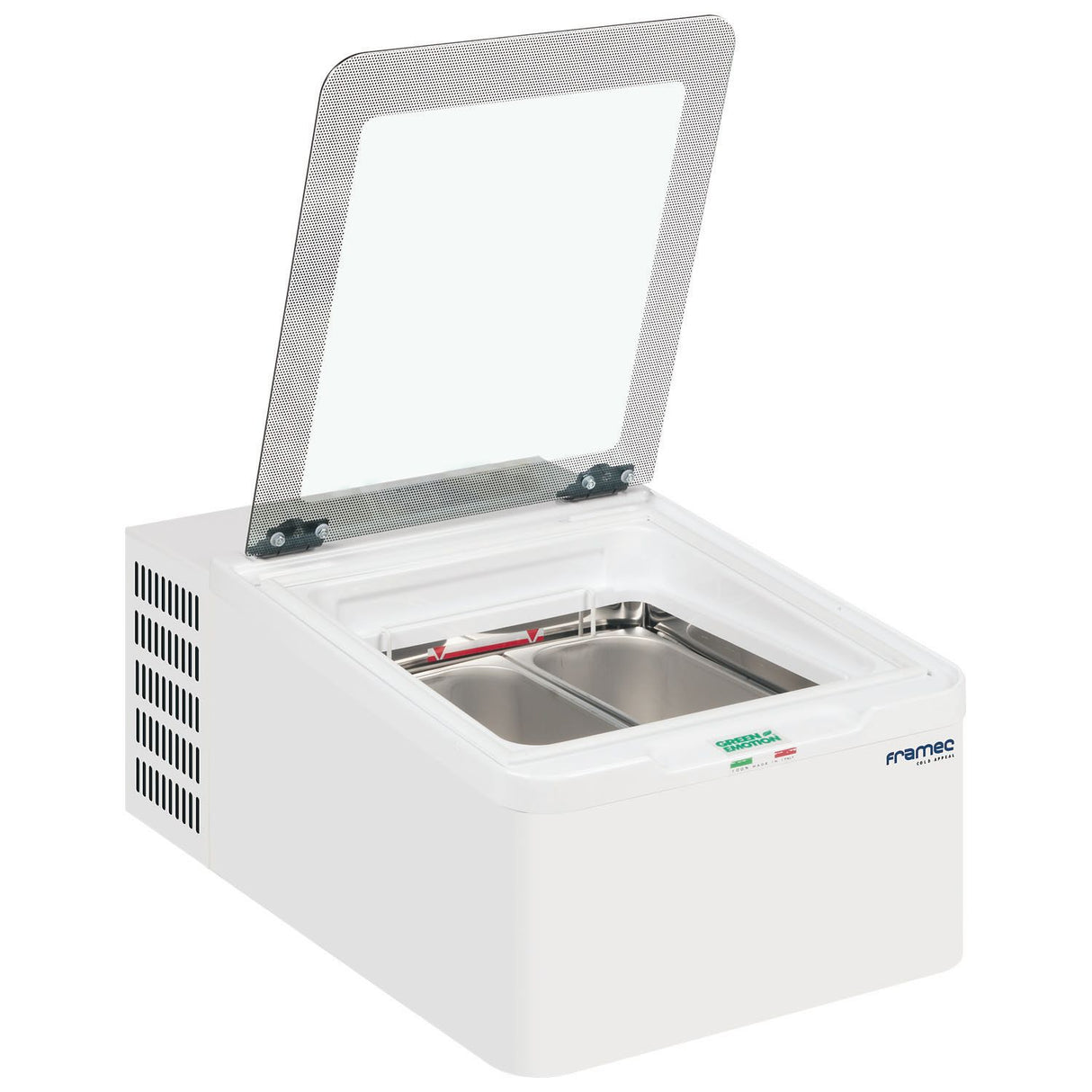 Framec Counter Top Scoop Ice Cream Display 2 x 5 Litre - MINI CREAM 2V Ice Cream Display Freezers Framec   
