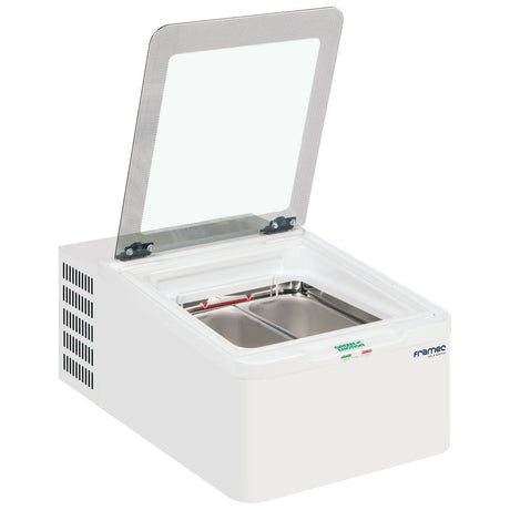 Framec Counter Top Scoop Ice Cream Display 2 x 5 Litre - MINI CREAM 2V Ice Cream Display Freezers Framec   
