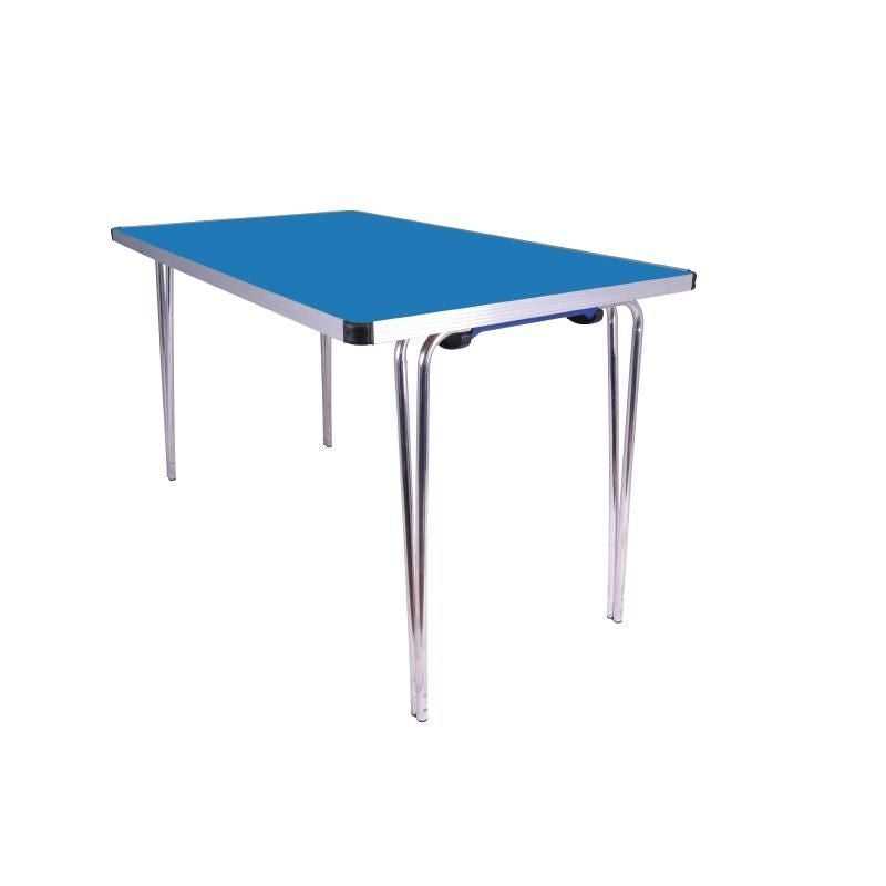 Gopak Contour Folding Table Blue 4ft - DM945 Gopak Furniture Gopak   