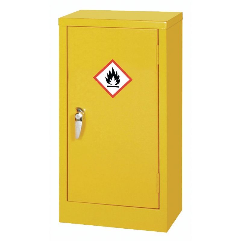 Hazardous Single Door Cabinet 10Ltr - CD998 Lockable Storage Elite Lockers   