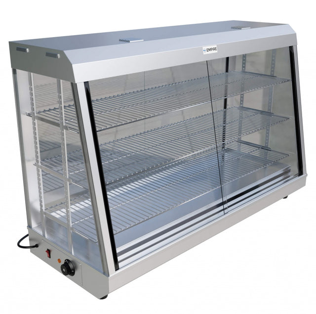 Empire Commercial Heated Countertop Display Merchandiser 1200mm Wide - R60-3H Pie Display Cabinets Empire   