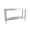 Holmes Stainless Steel Centre Table 1800mm - DR058 Stainless Steel Centre Tables Holmes   