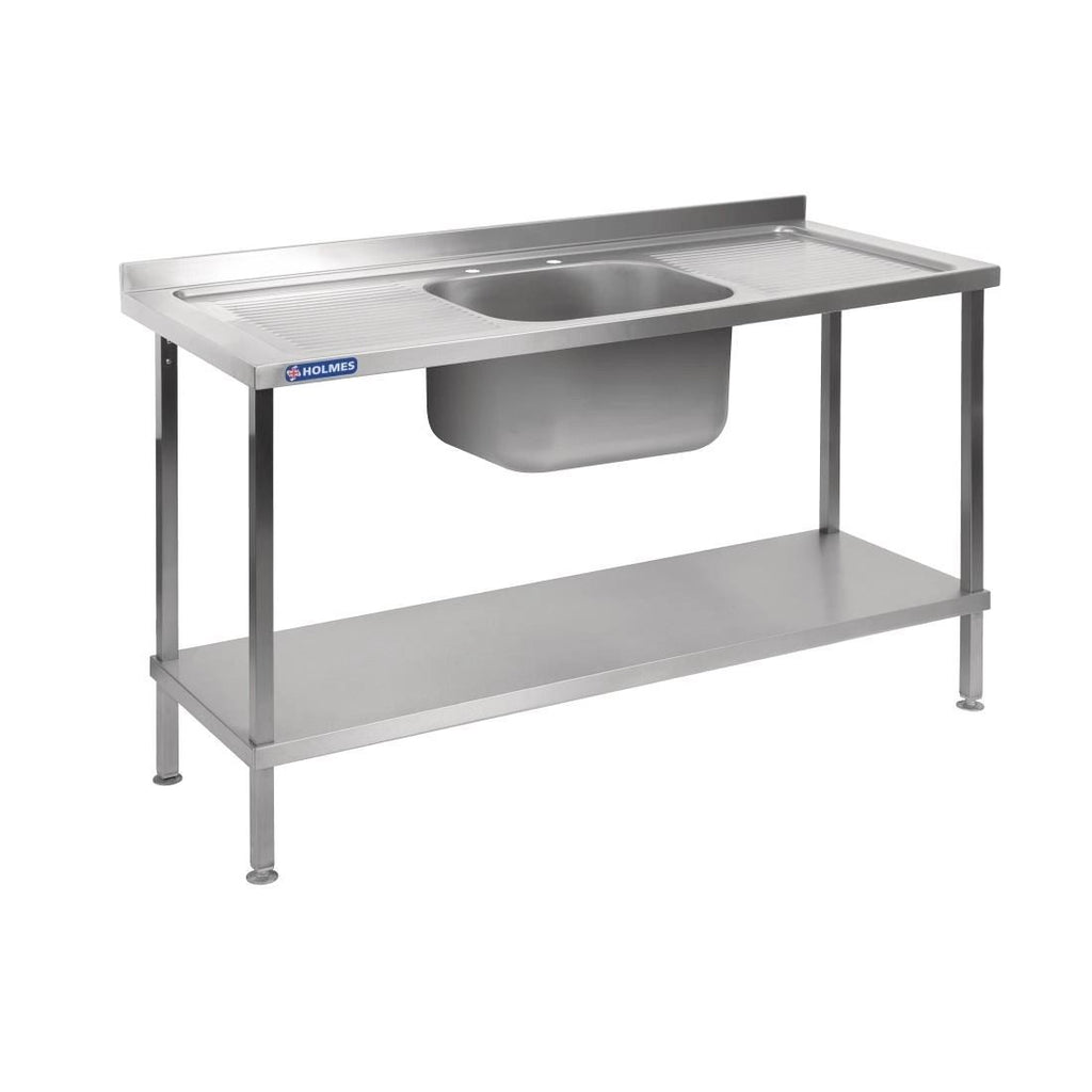 Holmes Stainless Steel Sink Double Drainer 1800mm - DR397 Double Bowl Sinks Holmes   