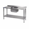 Holmes Stainless Steel Sink Double Drainer 1800mm - DR397 Double Bowl Sinks Holmes   