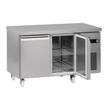 Hoshizaki Snowflake GenII 2 Door 300Ltr Counter Fridge SCR-130BH - DT654 Refrigerated Counters - Double Door Hoshizaki   