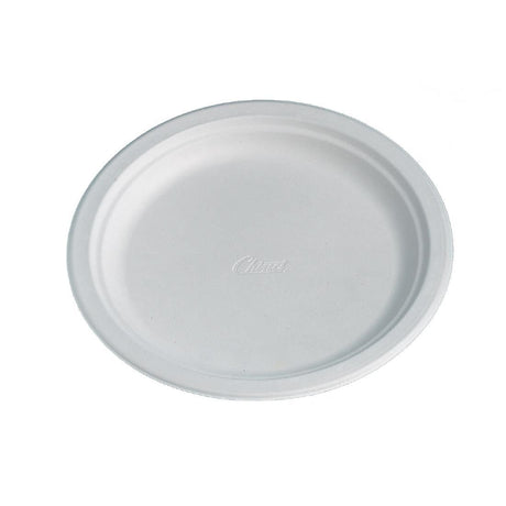 Huhtamaki Compostable Moulded Fibre Chinet Plates 220mm (Pack of 125) - CM148