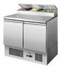 Ice-A-Cool ICE3832GR 2 Door Refrigerated Saladette Prep Counter 300 Litres Pizza Prep Counters - 2 Door Ice-A-Cool   