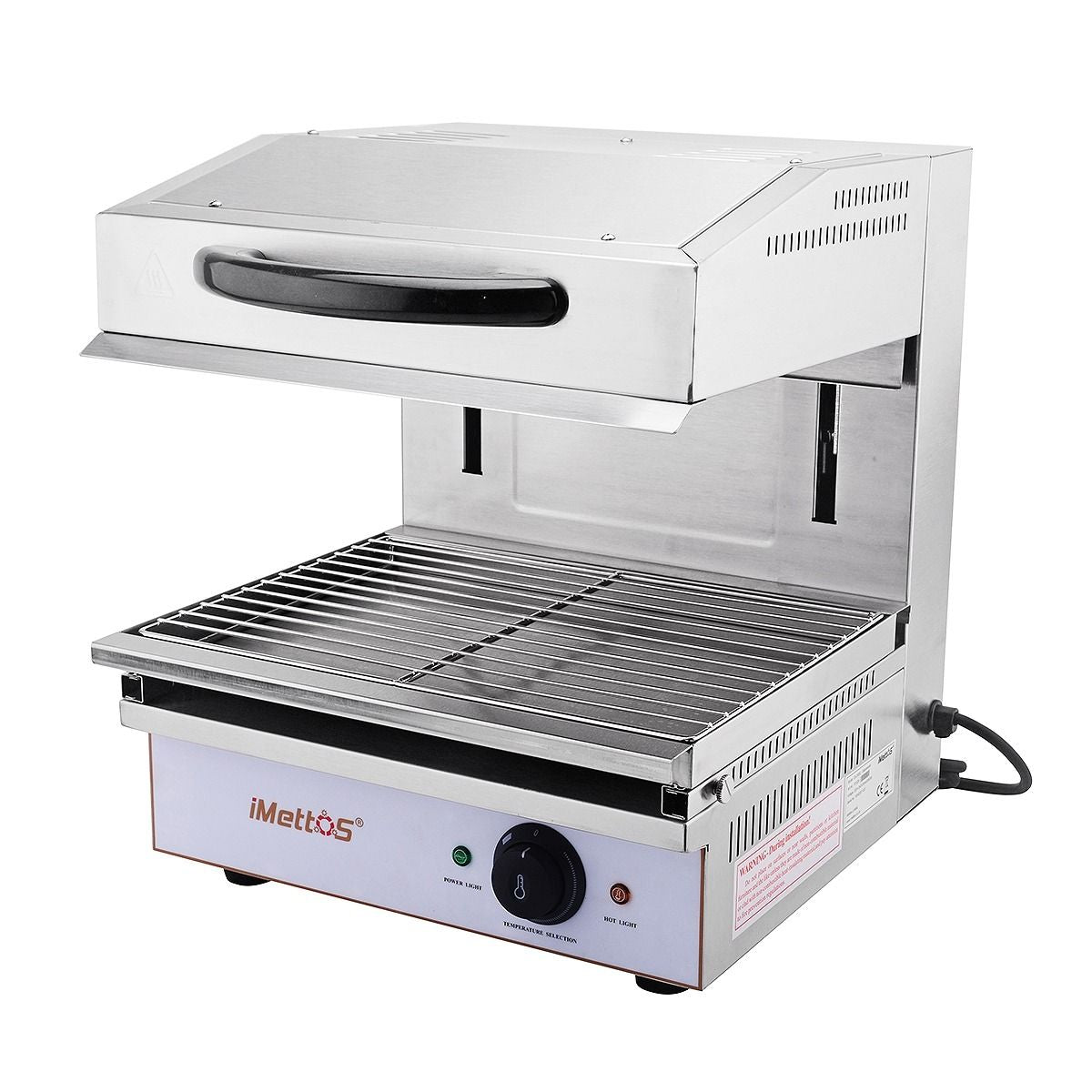 iMettos Commercial Electric Rise and Fall Salamander Grill - 101029 Salamander Grills iMettos   