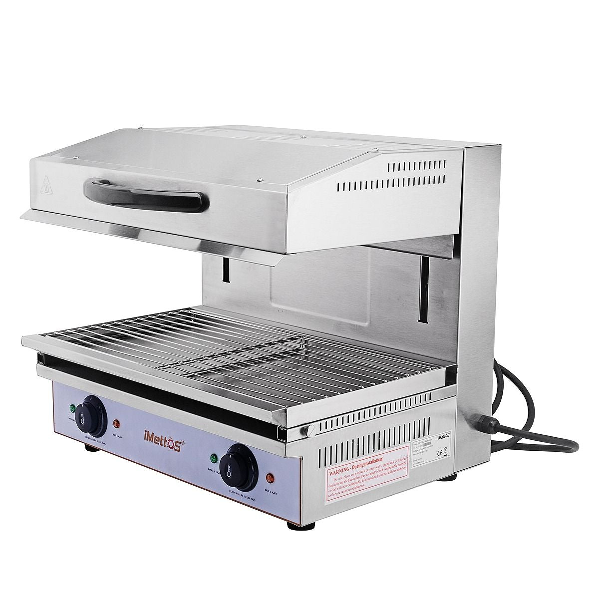 iMettos Commercial Electric Rise and Fall Salamander Grill - 101030 Salamander Grills iMettos   