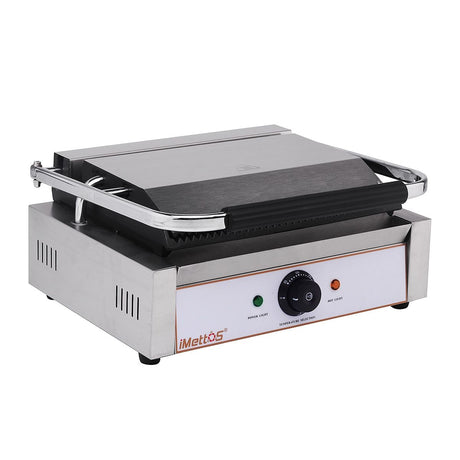 Hamoki Contact Grill Large Single / Ribbed - 101014 Contact Grills & Panini Makers Hamoki   