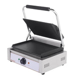 Hamoki Contact Grill Large Single / Ribbed Top & Smooth Bottom  - 101016 Contact Grills & Panini Makers Hamoki   