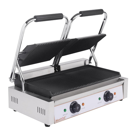 Hamoki Contact Grill Twin / Ribbed - 101017 Contact Grills & Panini Makers Hamoki   