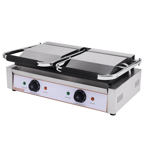 Hamoki Contact Grill Twin / Ribbed - 101017 Contact Grills & Panini Makers Hamoki   