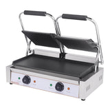 Hamoki Contact Grill Twin / Ribbed Top & Smooth Bottom  - 101019 Contact Grills & Panini Makers Hamoki   
