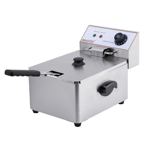 Hamoki Electric Deep Fat Fryer 8 Ltr Single Tank - 161002 Countertop Electric Fryers Hamoki   