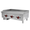Hamoki 3 Burner Gas Countertop Griddle 904mm Wide - 101059 Gas Griddles Hamoki   