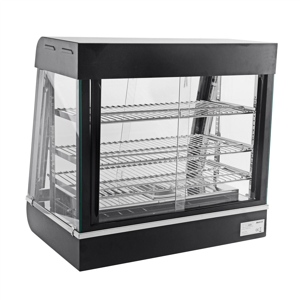 Hamoki Heated Display Cabinet 110 Litre - 101035 Heated Counter Top Displays Hamoki   