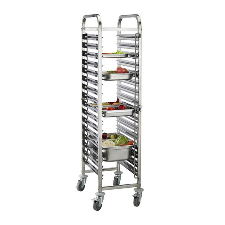 iMettos Racking Trolley 16 Shelves for GN Pan 1/1 - 301007 GN & Racking Trolleys iMettos   